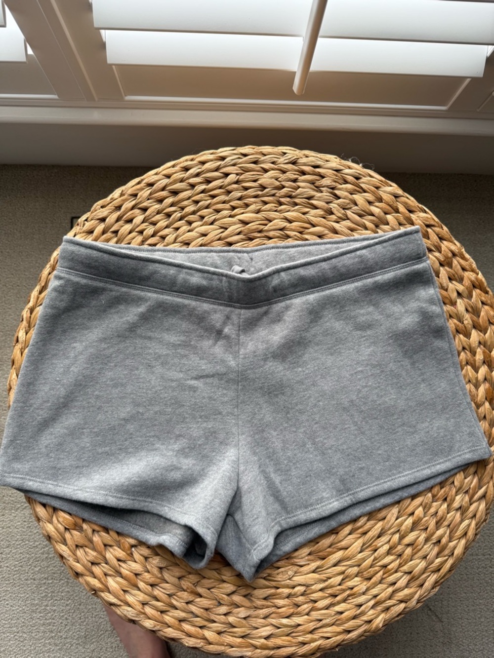 Holister Women's Gray Athletic Lounge Shorts- size m